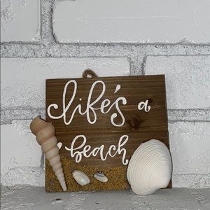 Handmade house sign